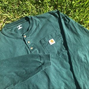 Vintage Style Carhartt Pocket Long Sleeve